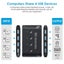 USB Switch KVM USB 3.0 Switcher with Extender 4 Computers Share 4PCS 3P CHK12N Carousel 5