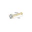 ZS 18/20G 925 Sliver Nostril Piercings Gold Plated Nose Studs Shiny Zirco CHK12N Carousel 3