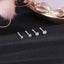 ZS 18/20G 925 Sliver Nostril Piercings Gold Plated Nose Studs Shiny Zirco CHK12N Carousel 5