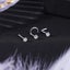 ZS 18/20G 925 Sliver Nostril Piercings Gold Plated Nose Studs Shiny Zirco CHK12N Carousel 12