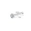 ZS 18/20G 925 Sliver Nostril Piercings Gold Plated Nose Studs Shiny Zirco CHK12N Carousel 16