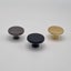 35mm Flat-Top Titanium Grey Cupboard Cabinet Knobs 35x21mm Carousel 4