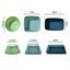 Silicone Cupcake Liners Molds Round Square Rectangle Reusable Non-Stick M CHK12N Carousel 9
