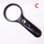 1PC Illuminated Magnifier 45X Handheld Reading Magnifying Glass With 3 LE CHK12N Carousel 1