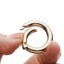 10Pcs/lot Metal O Ring Spring Clasps Openable Round Carabiner Carousel 5