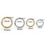 10Pcs/lot Metal O Ring Spring Clasps Openable Round Carabiner Carousel 7