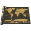 Top quality Gold Scratch off Map, Perfect Travelers Map With Flag for Off CHK12N Carousel 7