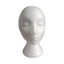Female White Deflection Head Polystyrene Styrofoam Foam Head Model Stand CHK12N Carousel 4