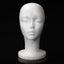 Female White Deflection Head Polystyrene Styrofoam Foam Head Model Stand CHK12N Carousel 5