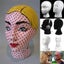 Female White Deflection Head Polystyrene Styrofoam Foam Head Model Stand CHK12N Carousel 6