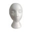 Female White Deflection Head Polystyrene Styrofoam Foam Head Model Stand CHK12N Carousel 7