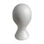 Female White Deflection Head Polystyrene Styrofoam Foam Head Model Stand CHK12N Carousel 8