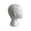 Female White Deflection Head Polystyrene Styrofoam Foam Head Model Stand CHK12N Carousel 9