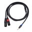 Gold Plated 3.5mm Stereo Jack Male to Dual XLR Male OFC Aux Audio Cable F CHK12N Carousel 1