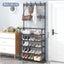 5 Tier Shoe Shelf One Simple Household Doorway Hangers Indoor Storage Cab CHK12N Carousel 3