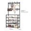 5 Tier Shoe Shelf One Simple Household Doorway Hangers Indoor Storage Cab CHK12N Carousel 6
