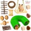 Combination Hamsters Rabbit Rat Toys Hamster Toys Set Pet Rabbit Guinea P CHK12N Carousel 23