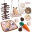 Combination Hamsters Rabbit Rat Toys Hamster Toys Set Pet Rabbit Guinea P CHK12N Carousel 11