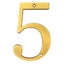 Golden 10cm Exterior House Number for Home Apartment Door Numbers Outdoo CHK12N Carousel 3
