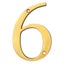 Golden 10cm Exterior House Number for Home Apartment Door Numbers Outdoo CHK12N Carousel 4