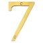 Golden 10cm Exterior House Number for Home Apartment Door Numbers Outdoo CHK12N Carousel 5