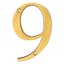 Golden 10cm Exterior House Number for Home Apartment Door Numbers Outdoo CHK12N Carousel 6