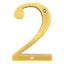 Golden 10cm Exterior House Number for Home Apartment Door Numbers Outdoo CHK12N Carousel 9
