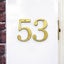 Golden 10cm Exterior House Number for Home Apartment Door Numbers Outdoo CHK12N Carousel 13