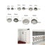 10 Pieces Housing Cover Stainless Steel Round Ventilation Hole Grid CHK12N Carousel 4