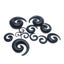 12Pcs Acrylic Spiral Ear Plug Stretching Tapers Body Jewelry Acrylic Ear CHK12N Carousel 3