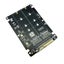 M.2 SSD to U.2 Adapter 2 in 1 M.2 NVMe SATA-Bus NGFF SSD to PCI-e U.2 SFF CHK12N Carousel 5