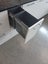 300mm Wide Rubbish Bin Unit with 1 Drawer and DTC Drawer Runner - Melamine White Carousel 1