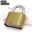 4-Digit Number Combination Padlock Waterproof Strong Hardened Suitable fo CHK12N Carousel 8