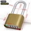 4-Digit Number Combination Padlock Waterproof Strong Hardened Suitable fo CHK12N Carousel 10