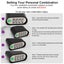 4-Digit Number Combination Padlock Waterproof Strong Hardened Suitable fo CHK12N Carousel 15