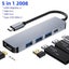 USB Type C HUB 8 in 1 Splitter To Multi-interface Docking Station Laptop CHK12N Carousel 5