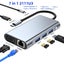 USB Type C HUB 8 in 1 Splitter To Multi-interface Docking Station Laptop CHK12N Carousel 7