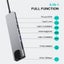 USB Type C HUB 8 in 1 Splitter To Multi-interface Docking Station Laptop CHK12N Carousel 12