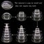 6-layer Macarons Display Tower Plastic Macaron Tower Stand Fondant Cake S CHK12N Carousel 4