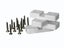 4 Fishing Rod Holder Rack - 4 Rods - White Carousel 2