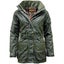Game Technical Apparel Cantrell Padded Antique Ladies Waxed Jacket Olive Carousel 1