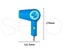 Low Heat Speed Hair Dryer Baby Infant Kid Grooming Blow Hairdryer Blower Blue Carousel 8