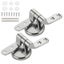 Stainless Steel Toilet Seat Hinge Universal Adjustable Replacement Flush CHK12N Carousel 2