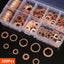 Copper Washer Gasket Nut and Bolt Set Flat Ring Seal Assortment Kit with CHK12N Carousel 3