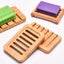 Bamboo Case Tray Wooden Prevent Mildew Drain Soap Box Natural Bamboo Dish CHK12N Carousel 2