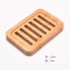Bamboo Case Tray Wooden Prevent Mildew Drain Soap Box Natural Bamboo Dish CHK12N Carousel 6