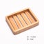 Bamboo Case Tray Wooden Prevent Mildew Drain Soap Box Natural Bamboo Dish CHK12N Carousel 13