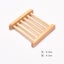 Bamboo Case Tray Wooden Prevent Mildew Drain Soap Box Natural Bamboo Dish CHK12N Carousel 1