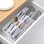 Cutlery Organiser Kitchen Storage Box Drawer Large Capacity Polypropylene CHK12N Carousel 6