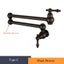 Brushed Gold Kitchen Faucet Wall Mount Bathroom Basin Faucet Cold Water W CHK12N Carousel 7